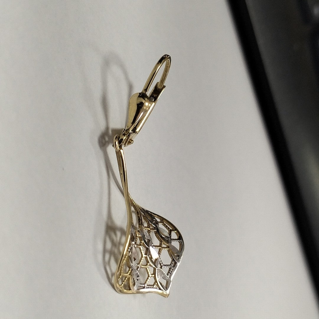 ARETES PAR ORO 14 K 2.3 GRMS (SEMINUEVO)