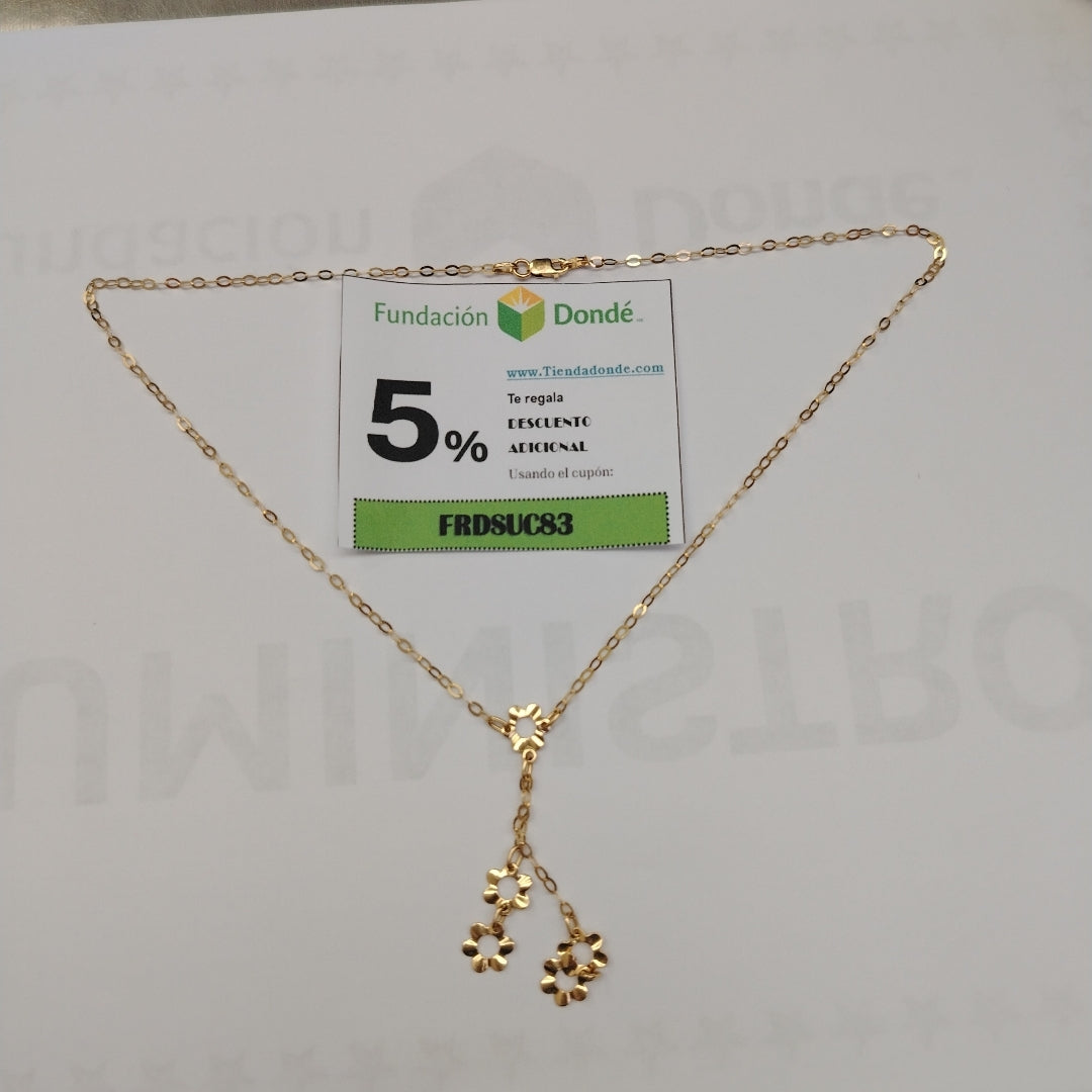 CADENA ORO 14 K 3.2 GRMS (SEMINUEVO)