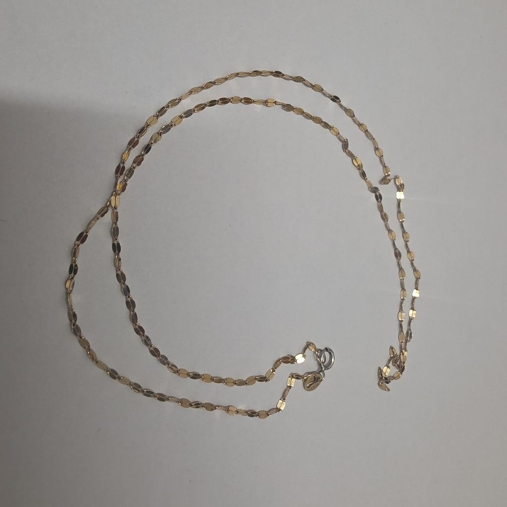 CADENA ORO, ORO COMBINADO 14 K 1 GRMS (SEMINUEVO)