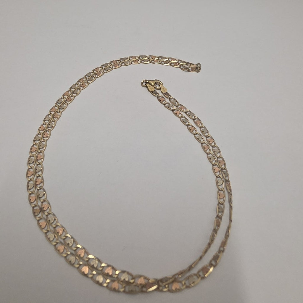 CADENA ORO COMBINADO 14 K 8.9 GRMS (SEMINUEVO)