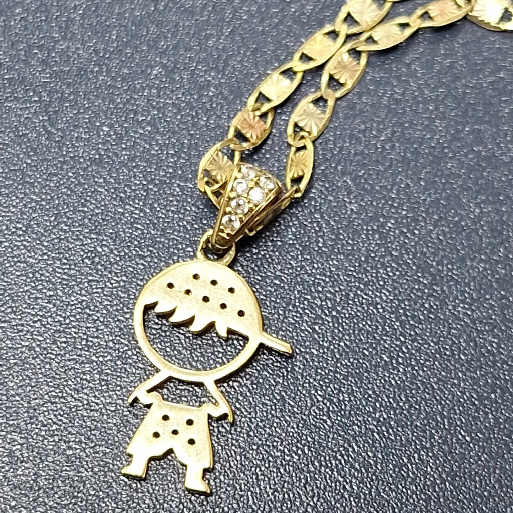 CADENA, DIJE ORO 10 K 3.2 GRMS (SEMINUEVO)