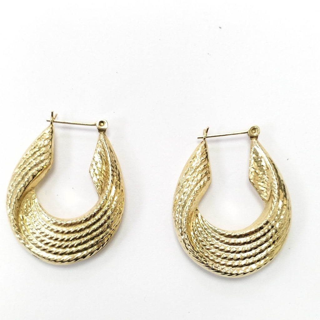 ARRACADAS PAR ORO 14 K 3.5 GRMS (SEMINUEVO)