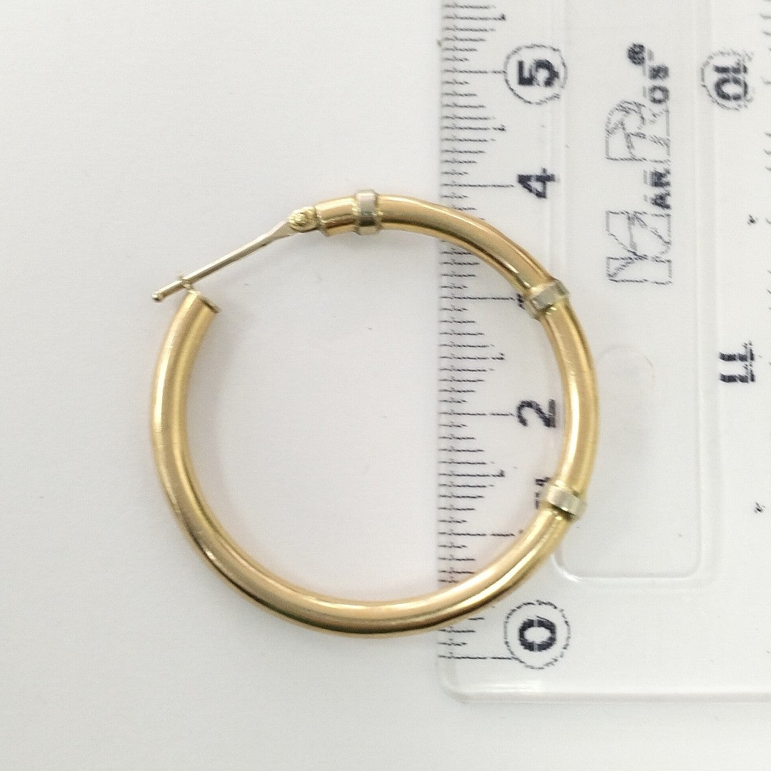 ARRACADAS PAR ORO 14 K 4.9 GRMS (SEMINUEVO)