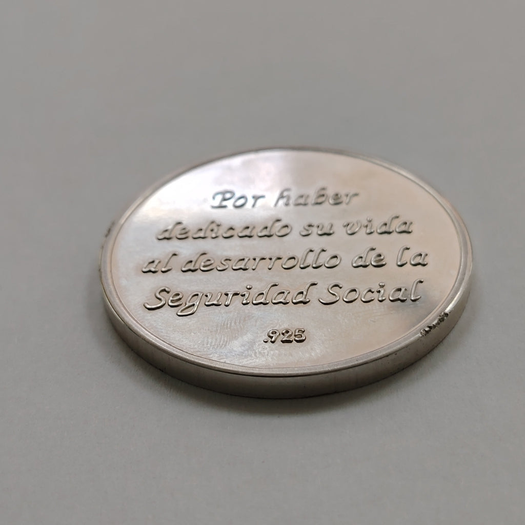 MEDALLA CONMEMORATIVA PLATA 34.4 GRMS (SEMINUEVO)