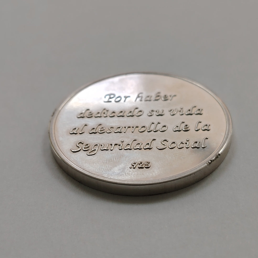 MEDALLA CONMEMORATIVA PLATA 34.4 GRMS (SEMINUEVO)