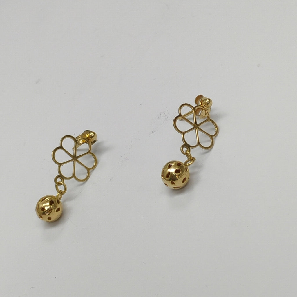 BROQUELES PAR ORO 14 K 1,90 GRMS (SEMINUEVO)