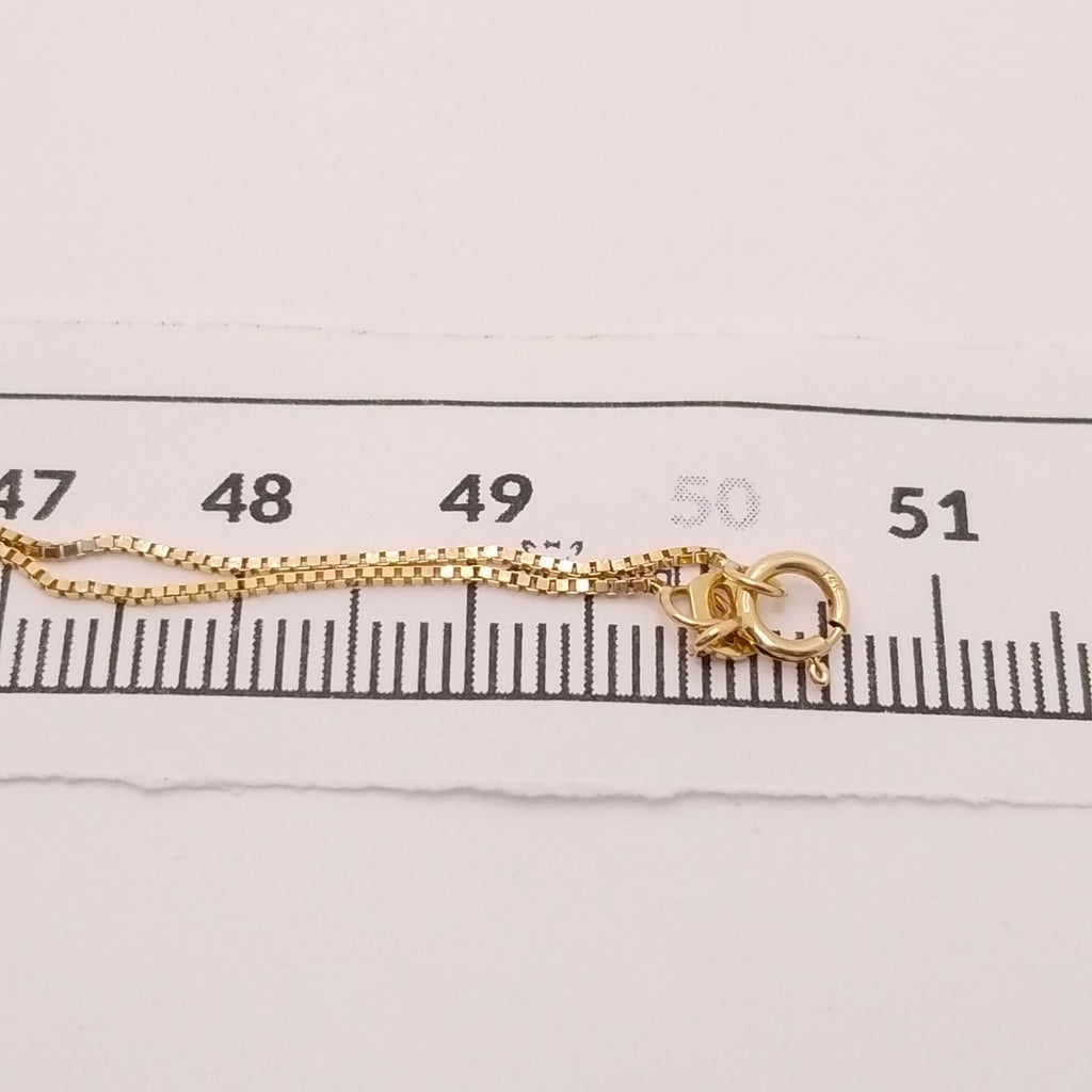 CADENA ORO, ORO COMBINADO 14 K 2.6 GRMS (SEMINUEVO)