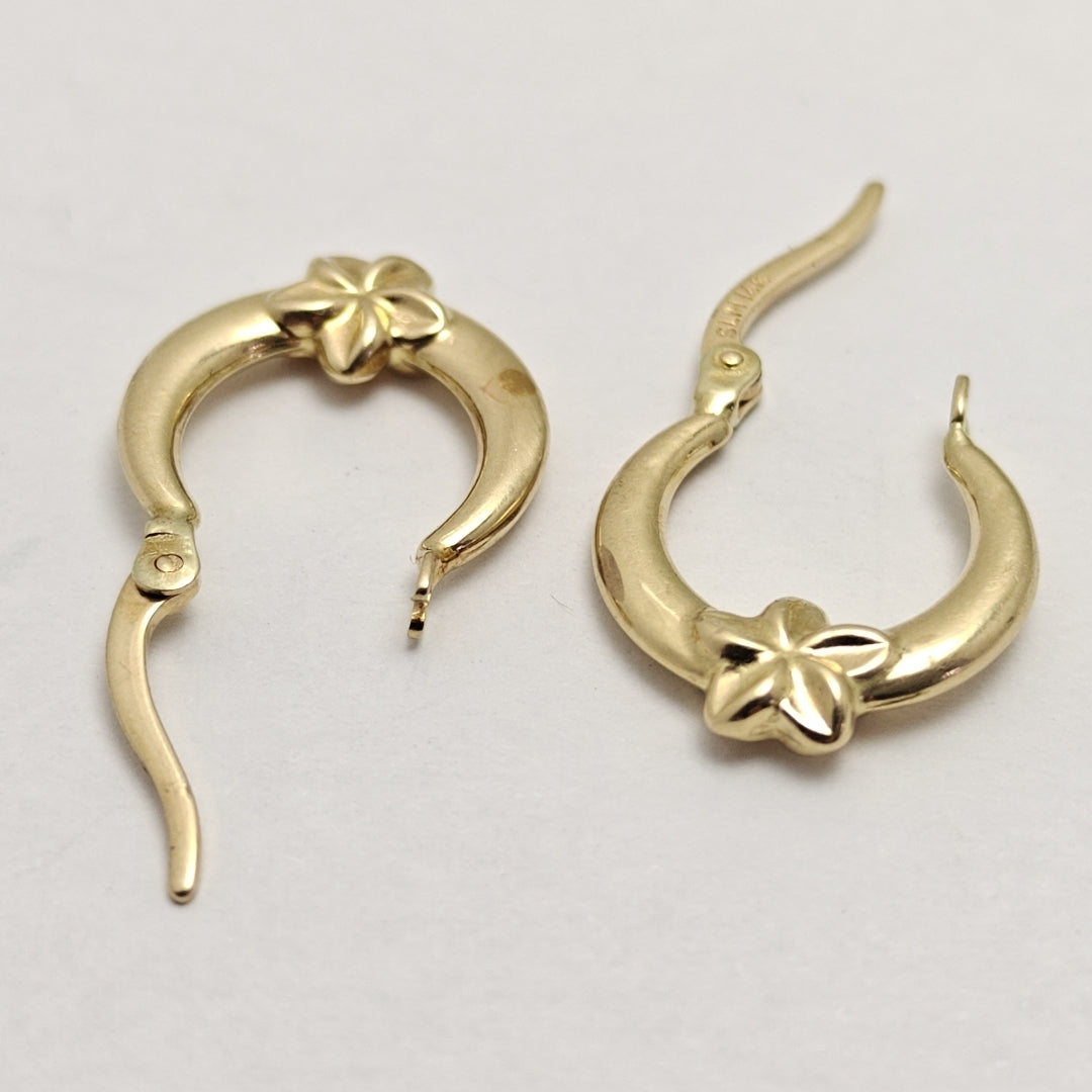 ARRACADAS PAR ORO 14 K 1,20 GRMS (SEMINUEVO)