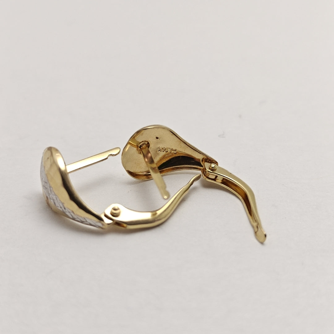 ARRACADAS PAR ORO 14 K 1,20 GRMS (SEMINUEVO)