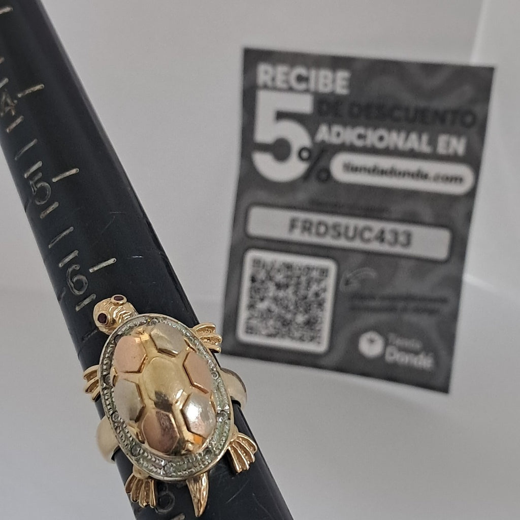 ANILLITO ORO COMBINADO 14 K 10,90 GRMS (SEMINUEVO)