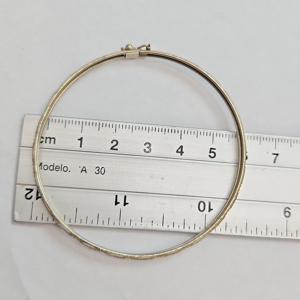 PULSERA RIGIDA ORO 14 K 3.9 GRMS (SEMINUEVO)