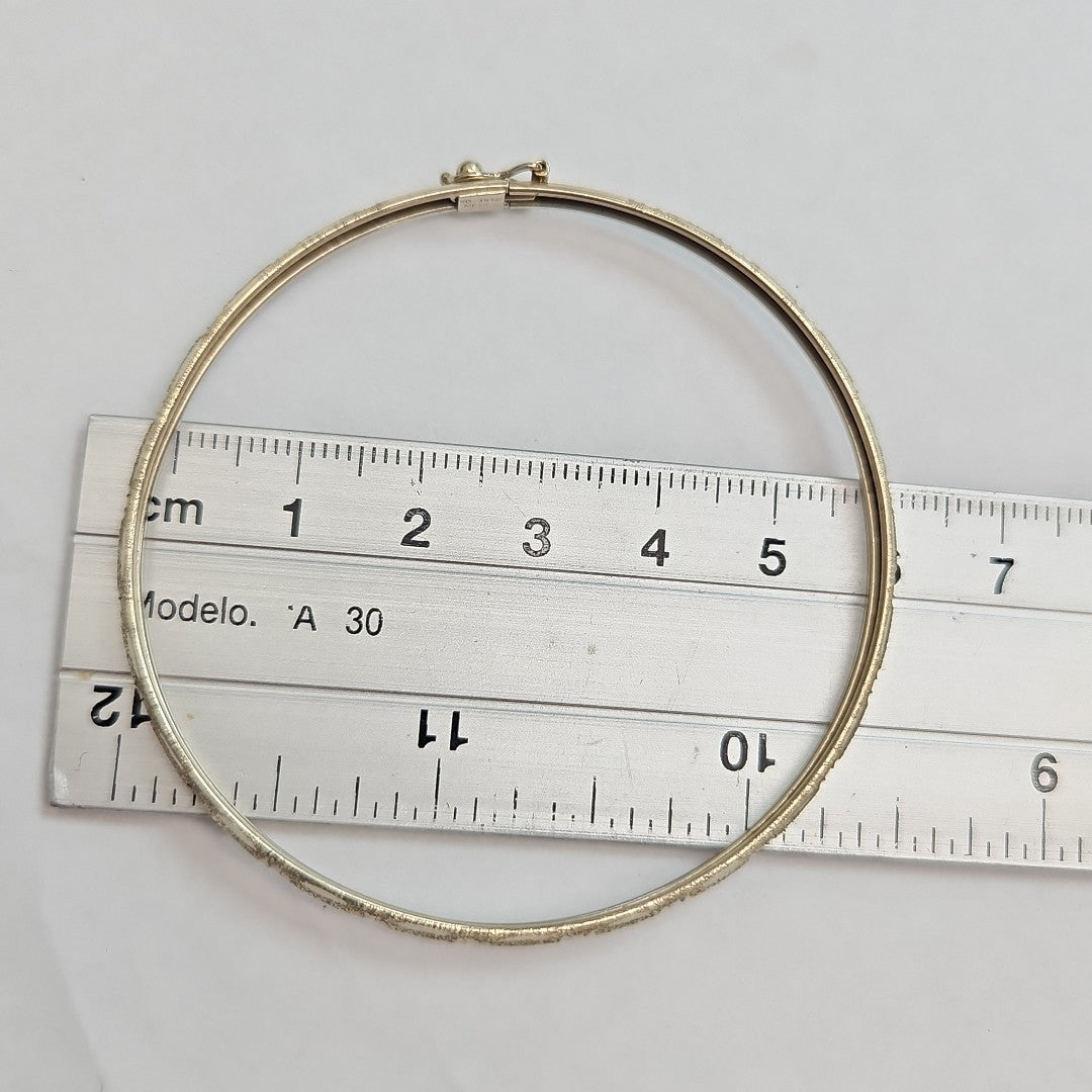 PULSERA RIGIDA ORO 14 K 3.9 GRMS (SEMINUEVO)