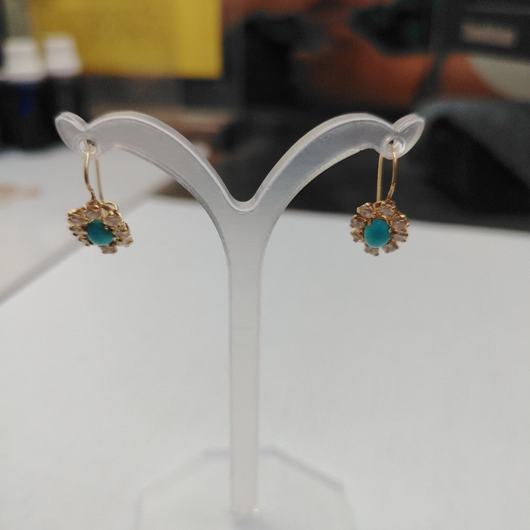 ARETES PAR ORO 14 K 1.7 GRMS (SEMINUEVO)