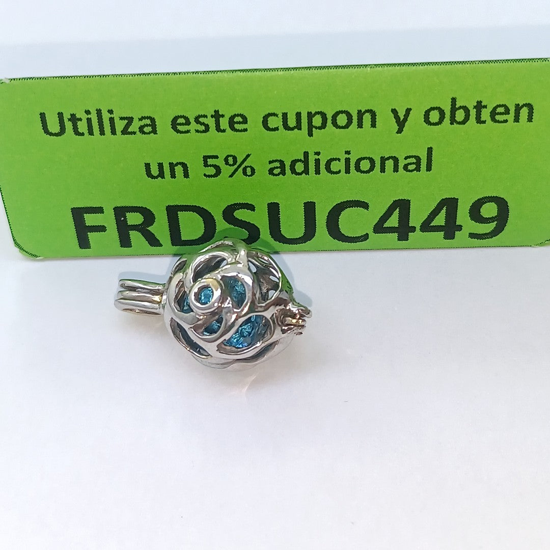 DIJE ORO, ORO BLANCO 14 K 4.1 GRMS (SEMINUEVO)