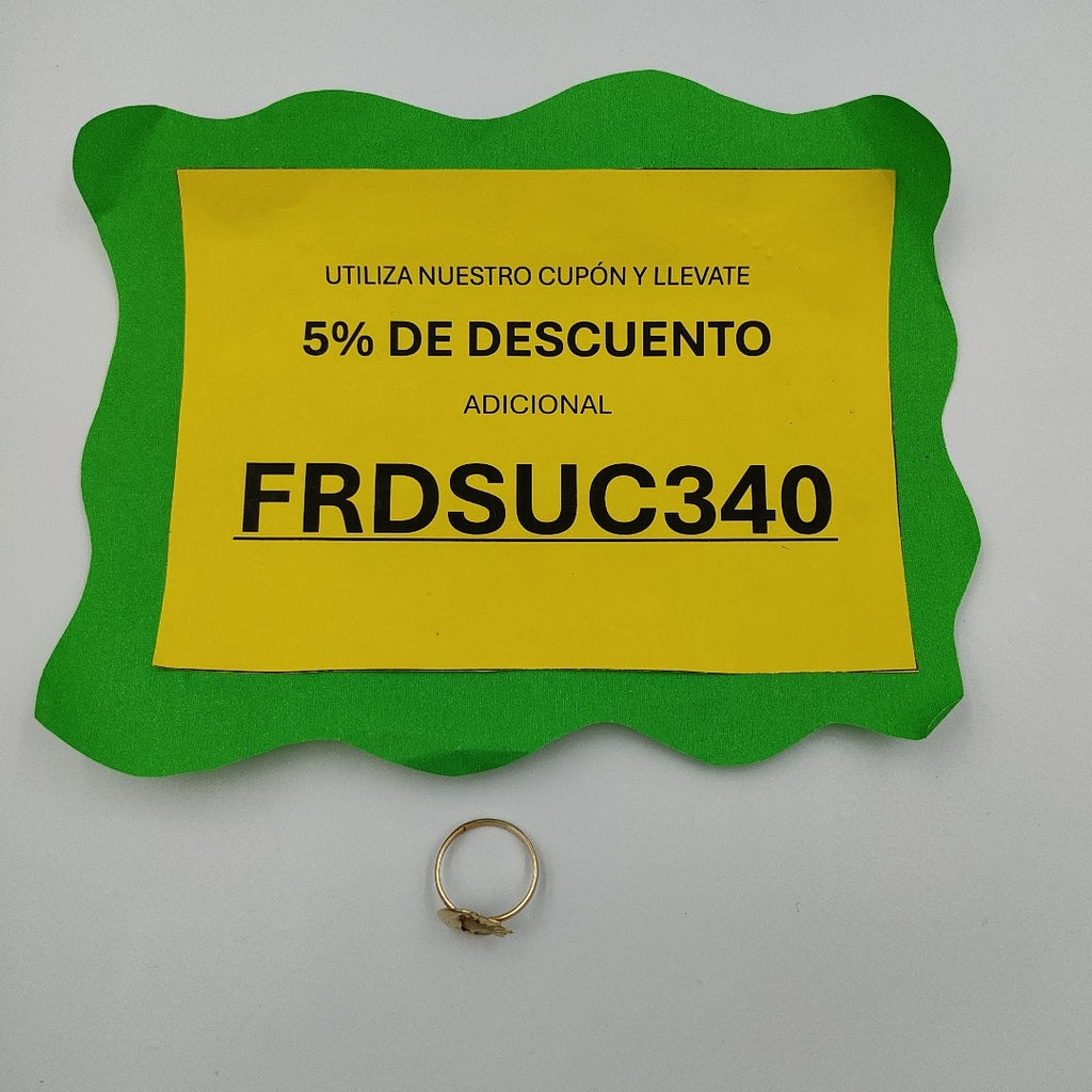 ANILLITO ORO 14 K 2.6 GRMS (SEMINUEVO)