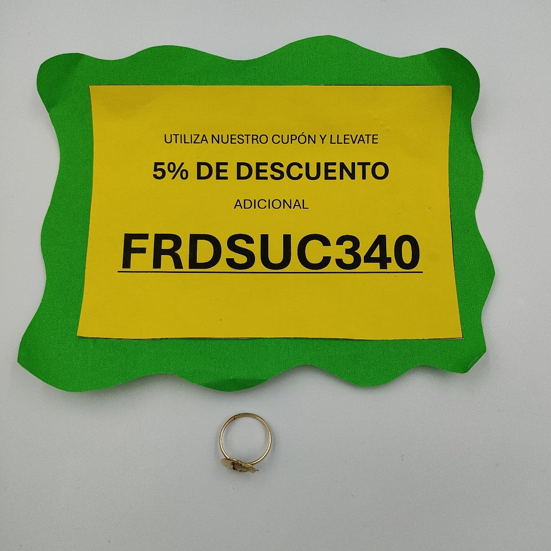 ANILLITO ORO 14 K 2.6 GRMS (SEMINUEVO)