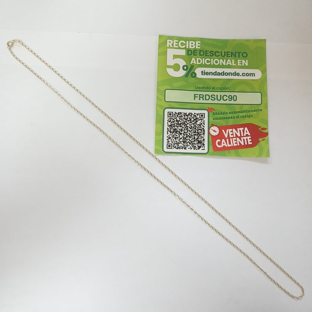 CADENA ORO 14 K 2.6 GRMS (SEMINUEVO)
