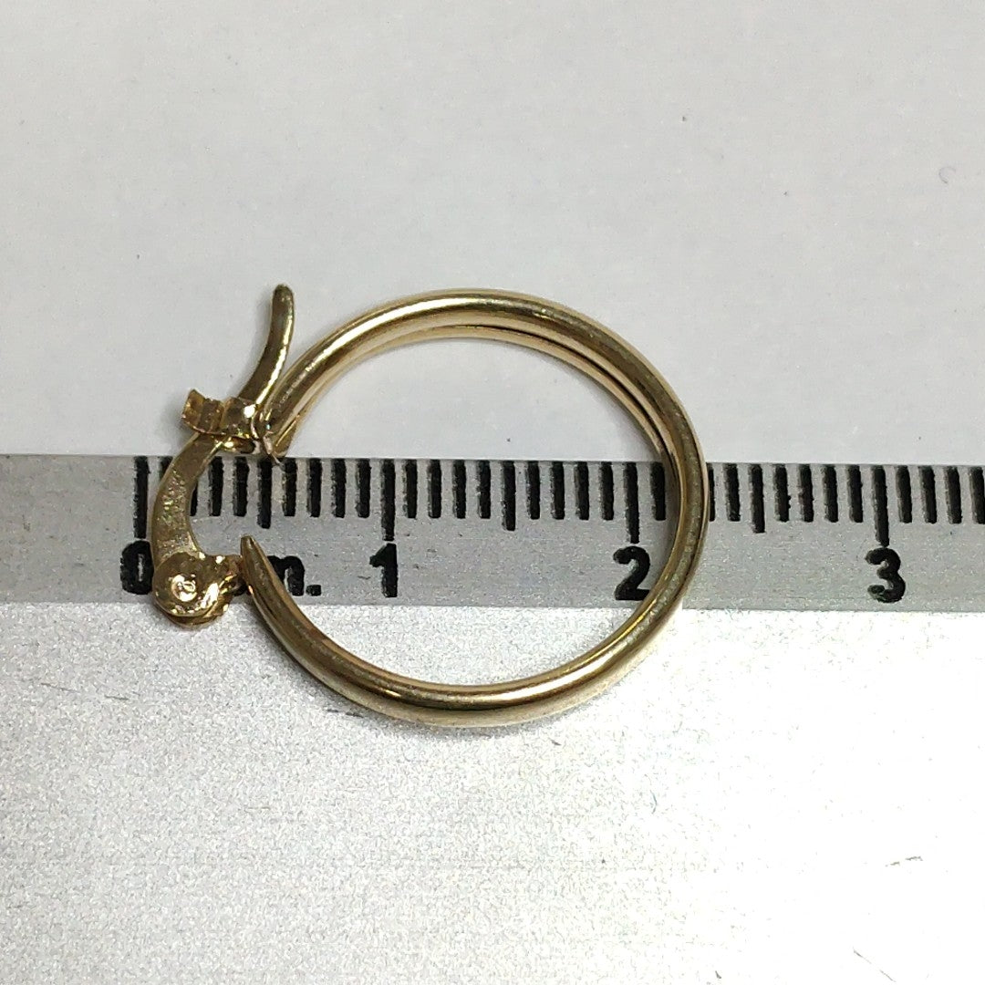 ARRACADAS PAR ORO 10 K 1.8 GRMS (SEMINUEVO)