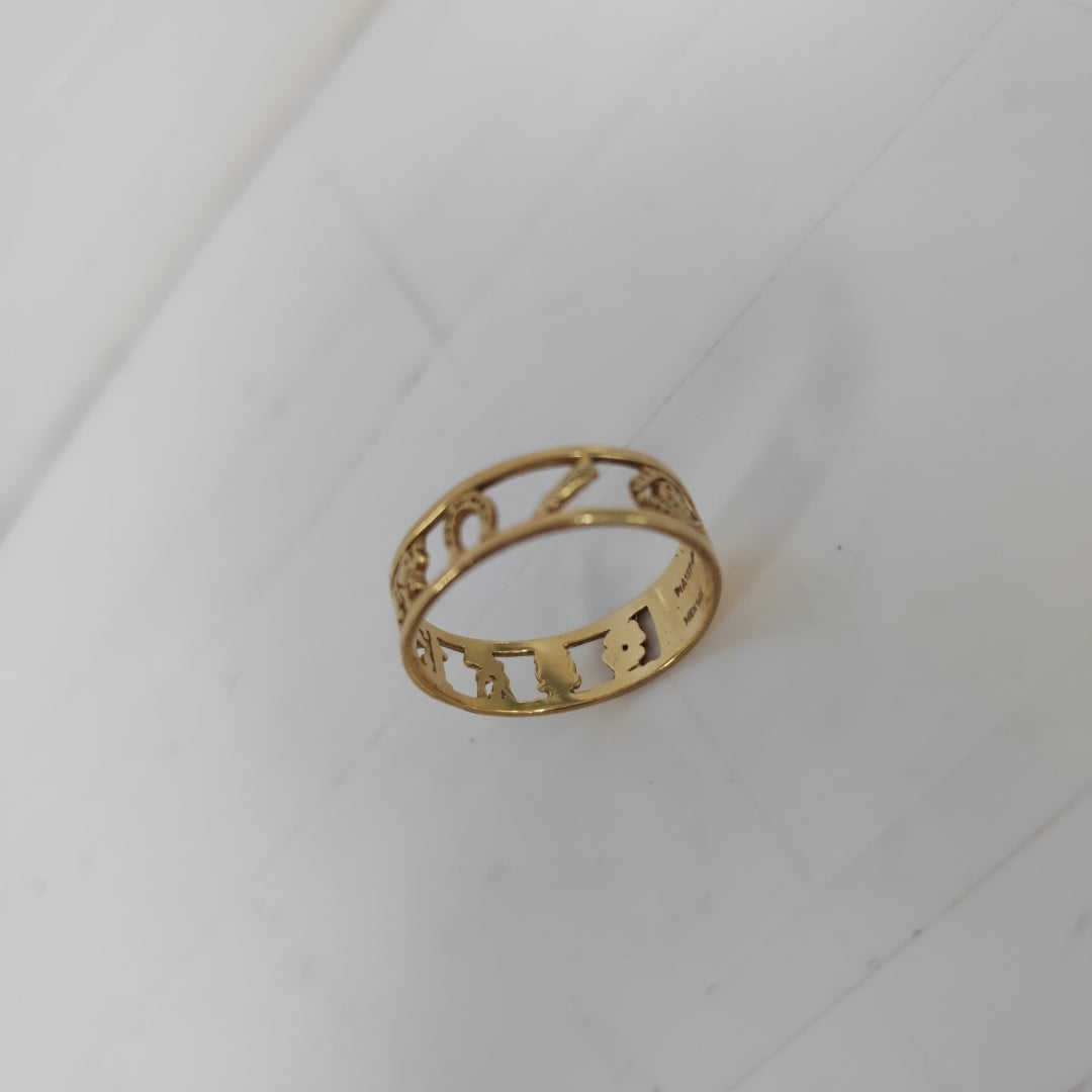 ANILLITO ORO 14 K 2.2 GRMS (SEMINUEVO)
