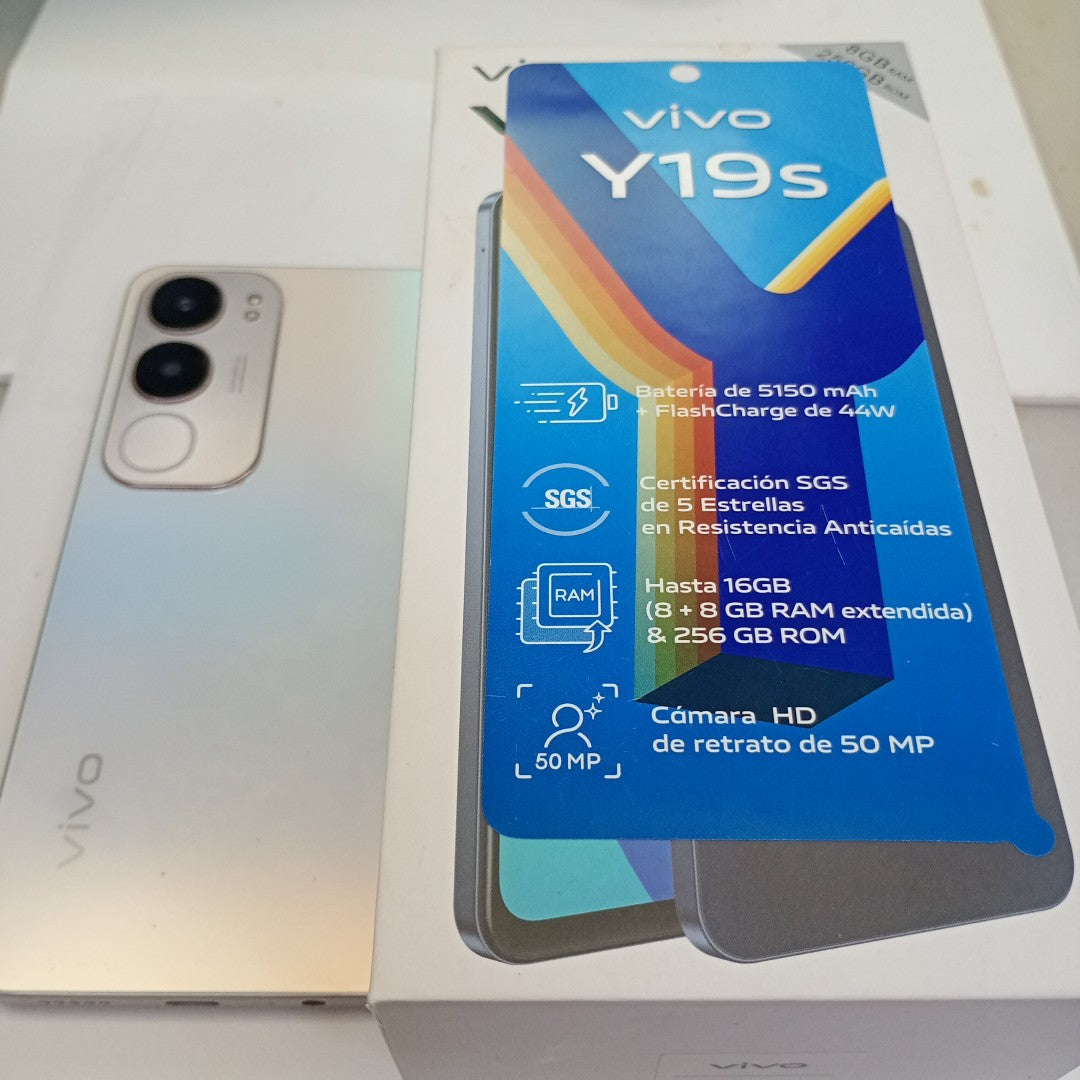 CELULAR VIVO Y19S V2419 (2024) 256 GB 8 GB RAM (SEMINUEVO)
