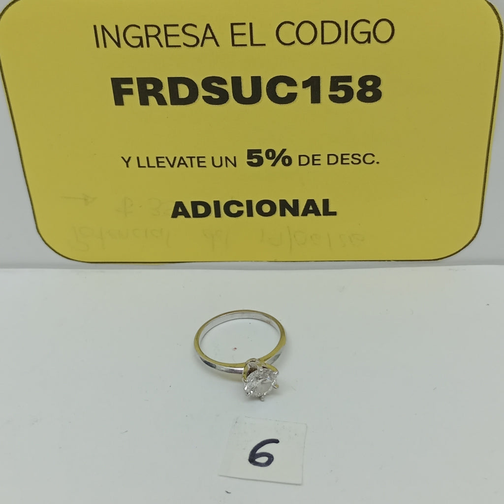 SOLITARIO ORO 14 K 2,40 GRMS (SEMINUEVO)