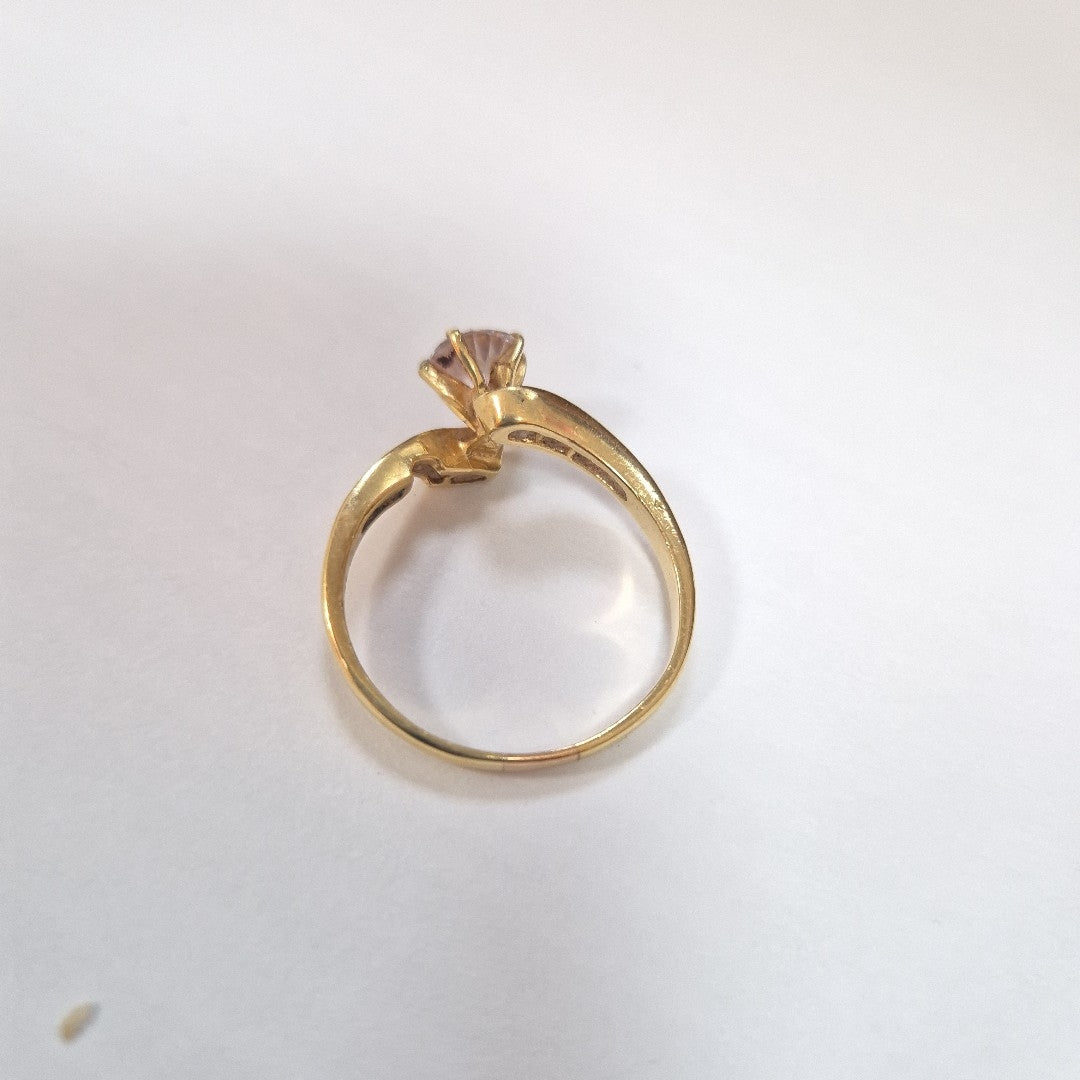 SOLITARIO ORO 14 K 3.4 GRMS (SEMINUEVO)