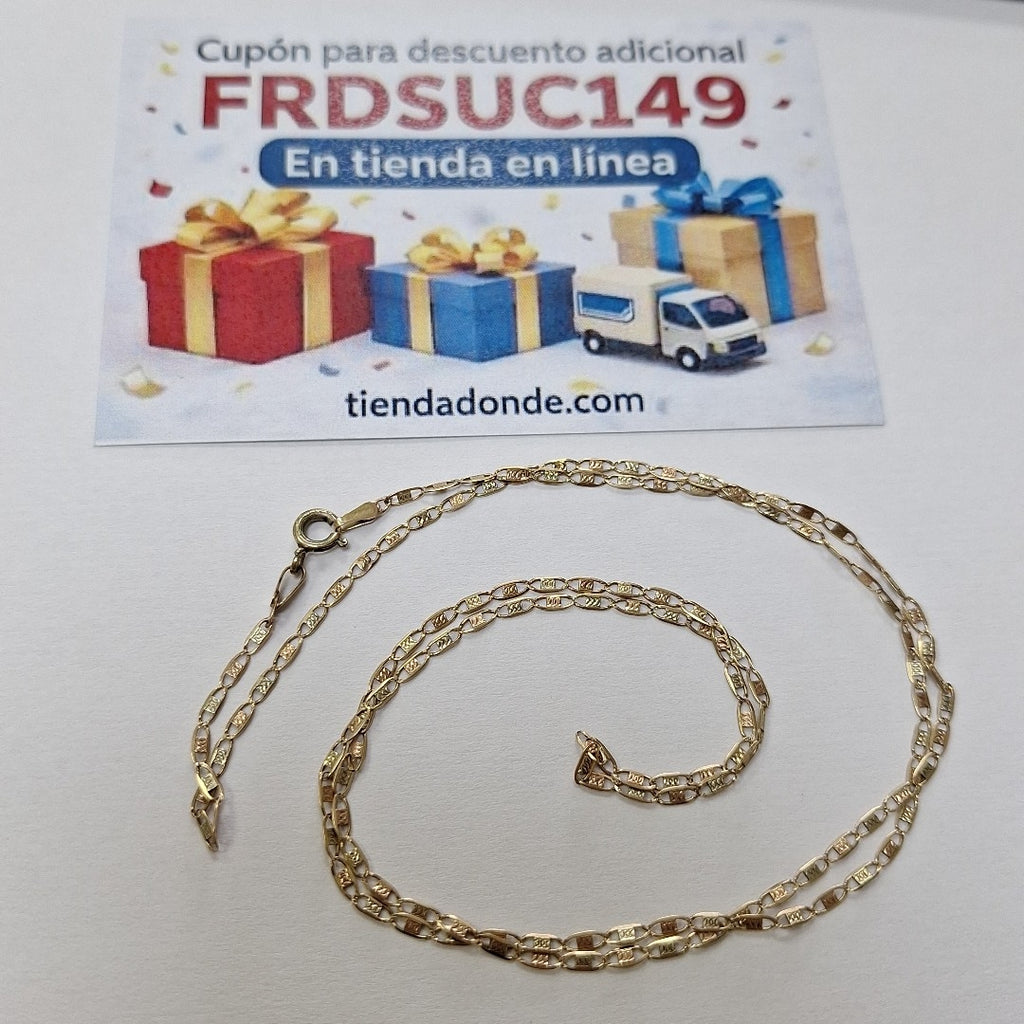 CADENA ORO 10 K 2,70 GRMS (SEMINUEVO)