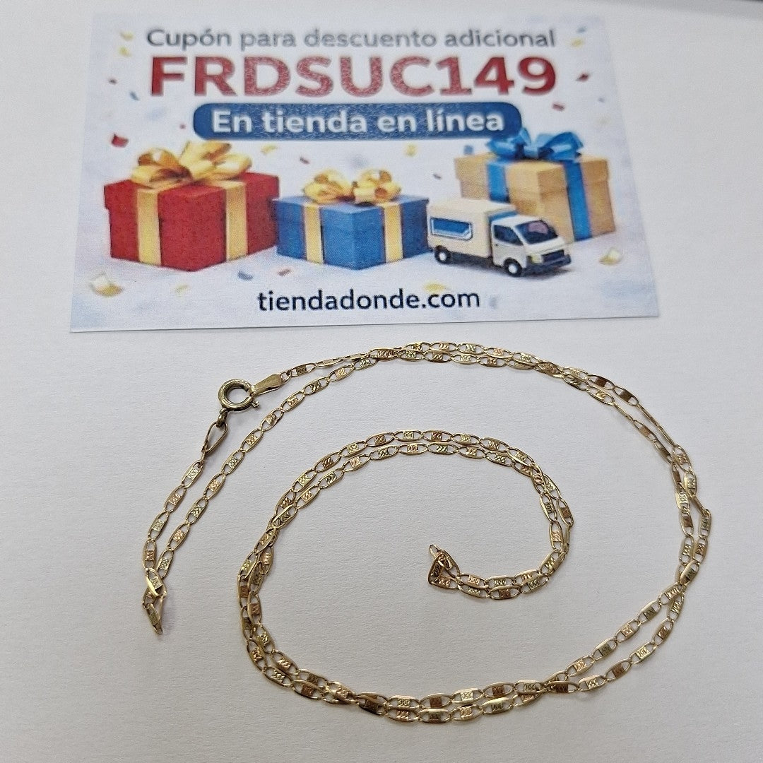 CADENA ORO 10 K 2,70 GRMS (SEMINUEVO)