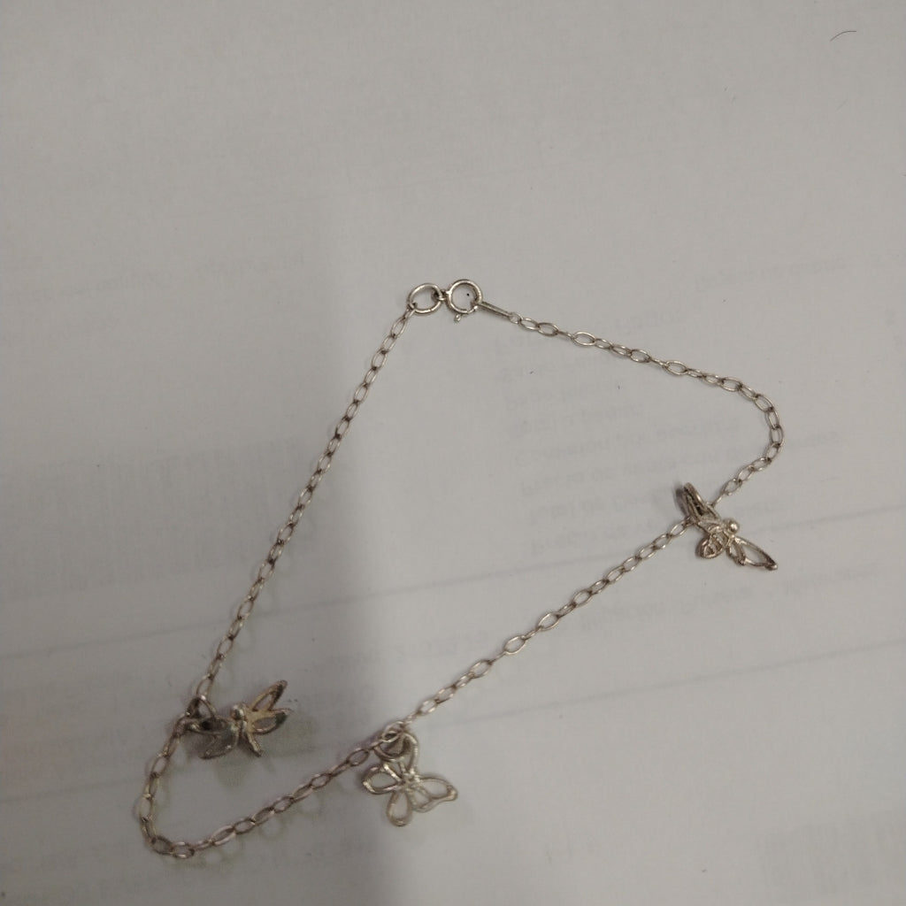 ARETES PAR, PULSERA PLATA 16.9 GRMS (SEMINUEVO)