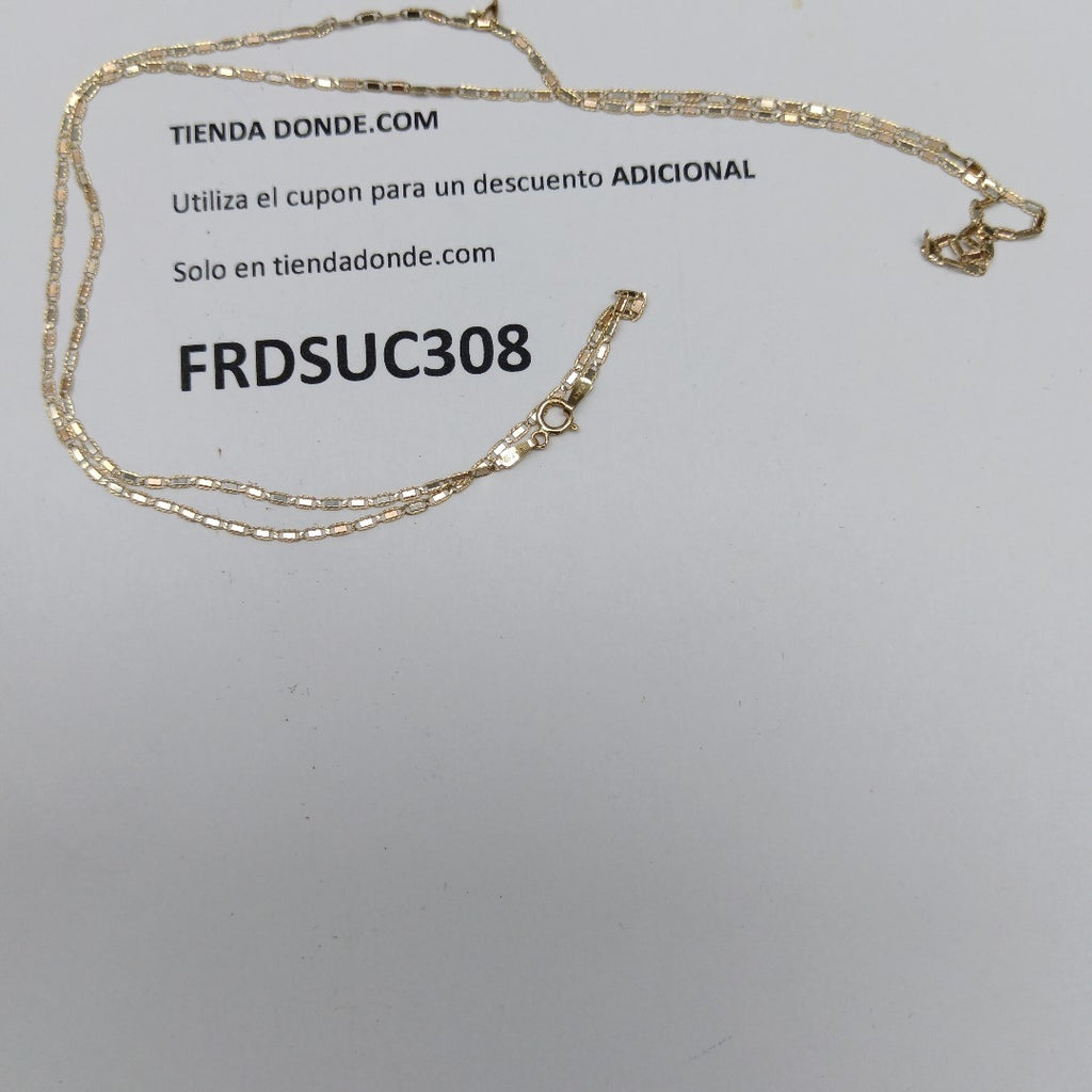 CADENA ORO 14 K 1,60 GRMS (SEMINUEVO)