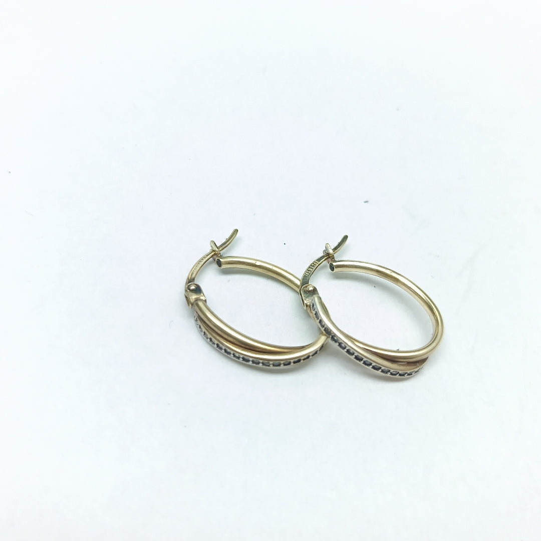 ARRACADAS PAR ORO 10 K 1,40 GRMS (SEMINUEVO)