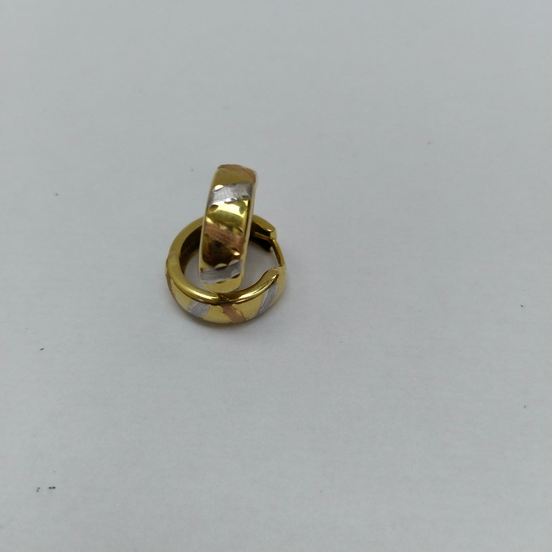 ARRACADAS PAR ORO 10 K 1,70 GRMS (SEMINUEVO)