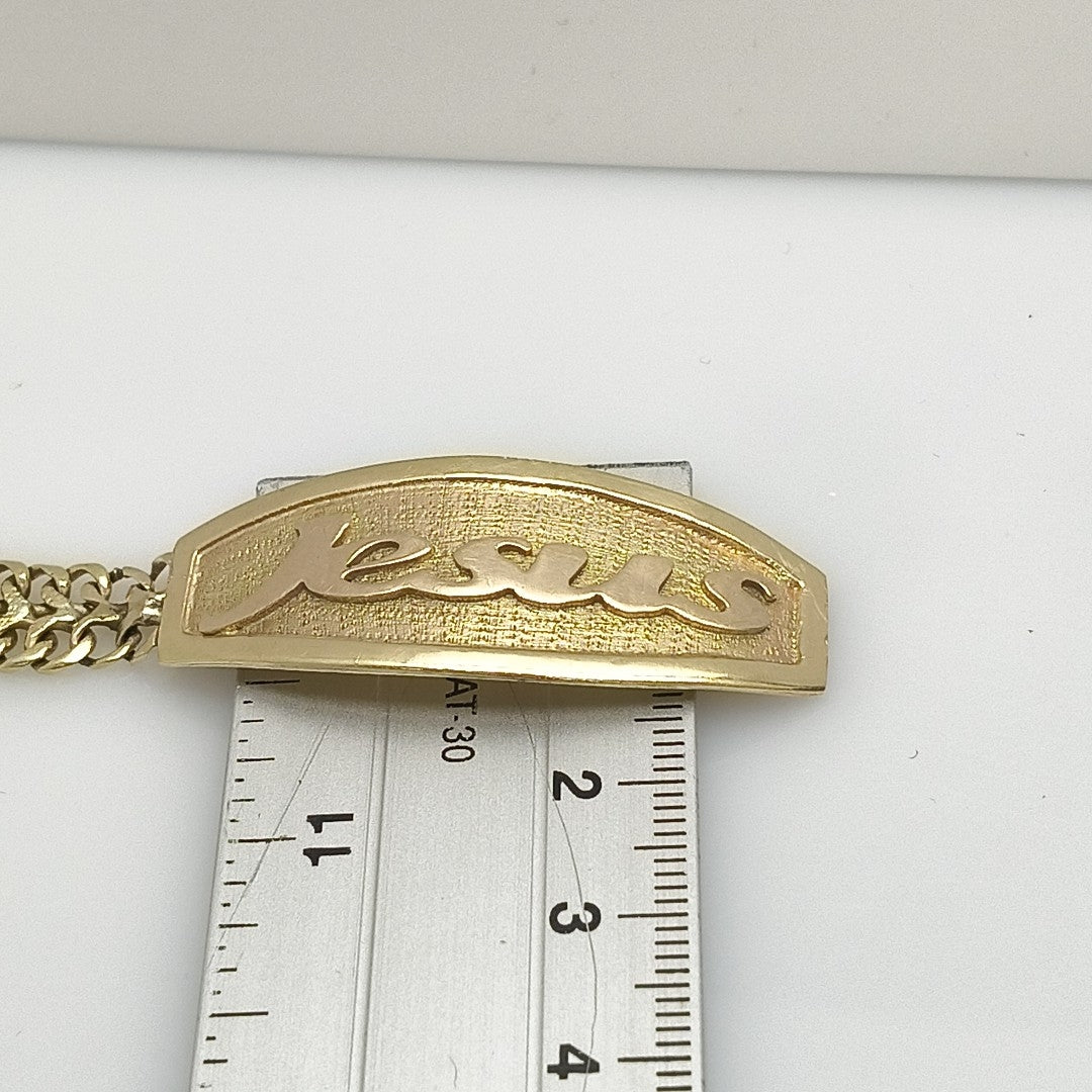 K1 21,10 GRMS 10 K ESPECIFICACIONES COMPLEMENTARIAS ESCLAVA TEJ CHINO, ORO DE 1 (SEMINUEVO)