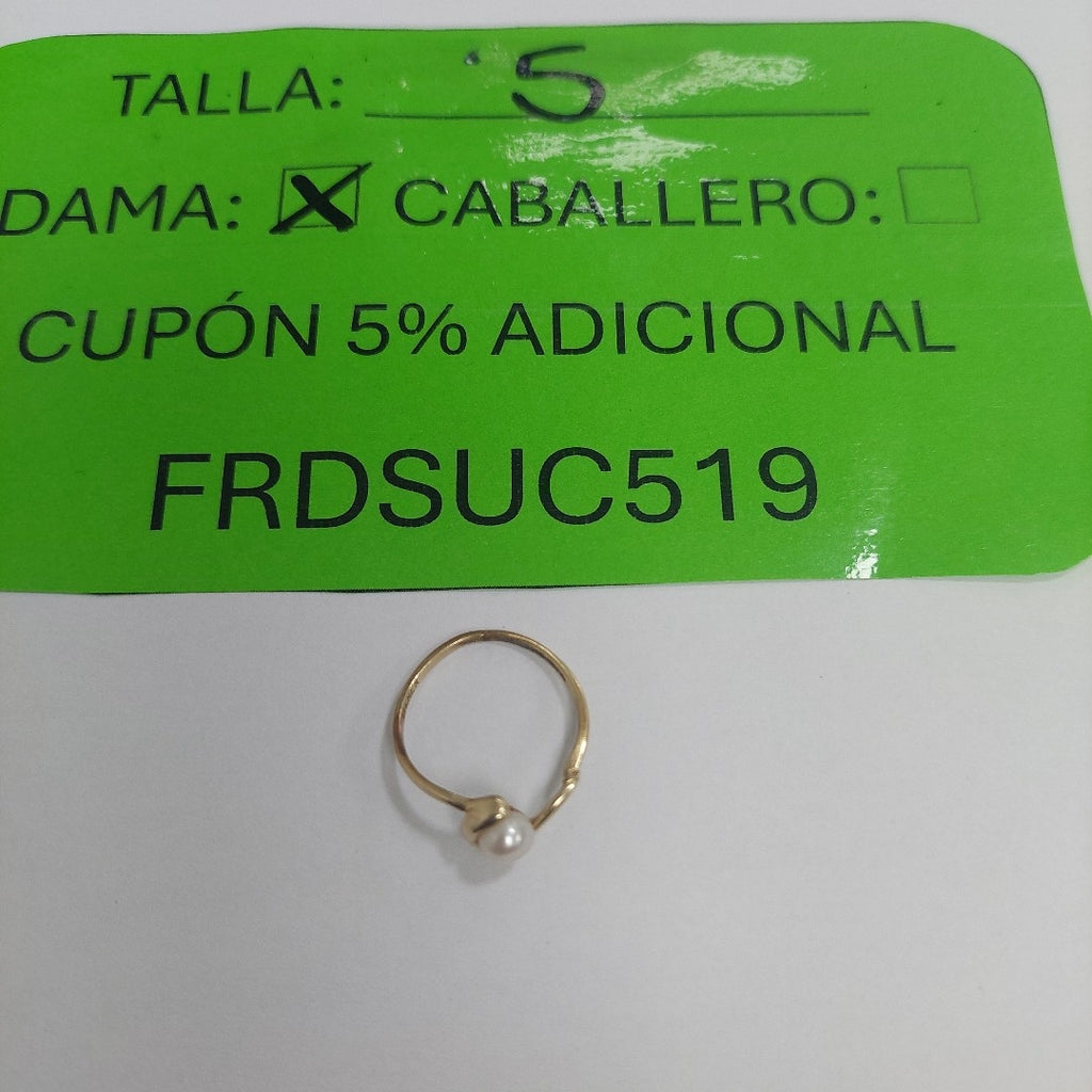 ANILLO ORO 14 K 1,00 GRMS (SEMINUEVO)
