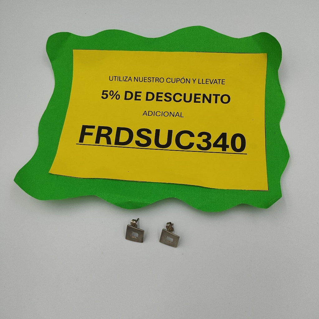 BROQUELES PAR PLATA 2,50 GRMS (SEMINUEVO)