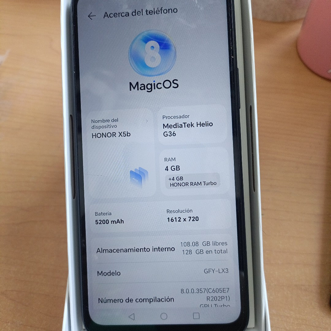 CELULAR HONOR X5B GFY-LX3 128 GB 4 GB RAM (SEMINUEVO)