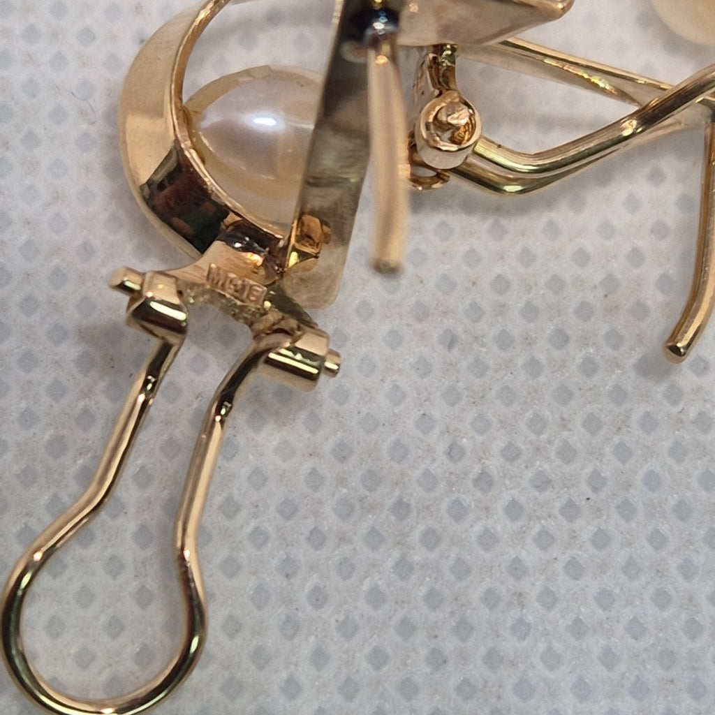 ARETES PAR ORO 14 K 4.6 GRMS (SEMINUEVO)