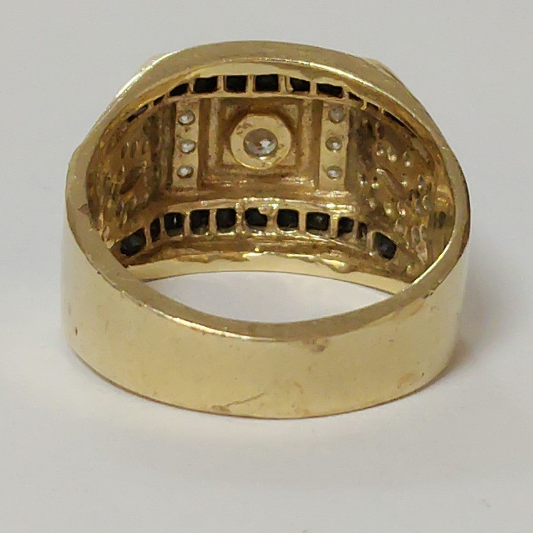 ANILLO ORO 14 K 10,10 GRMS (SEMINUEVO)