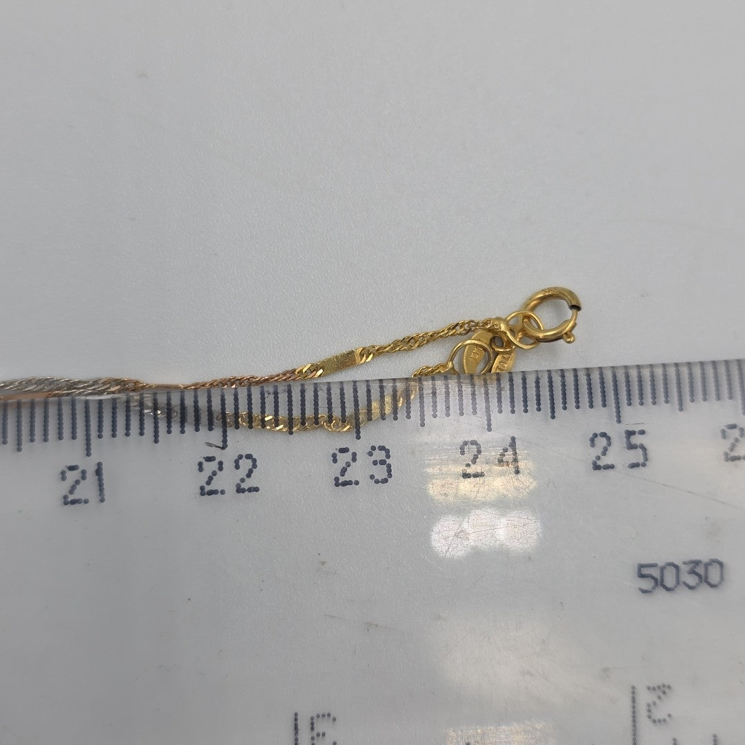 CADENA ORO 14 K 1.8 GRMS (SEMINUEVO)