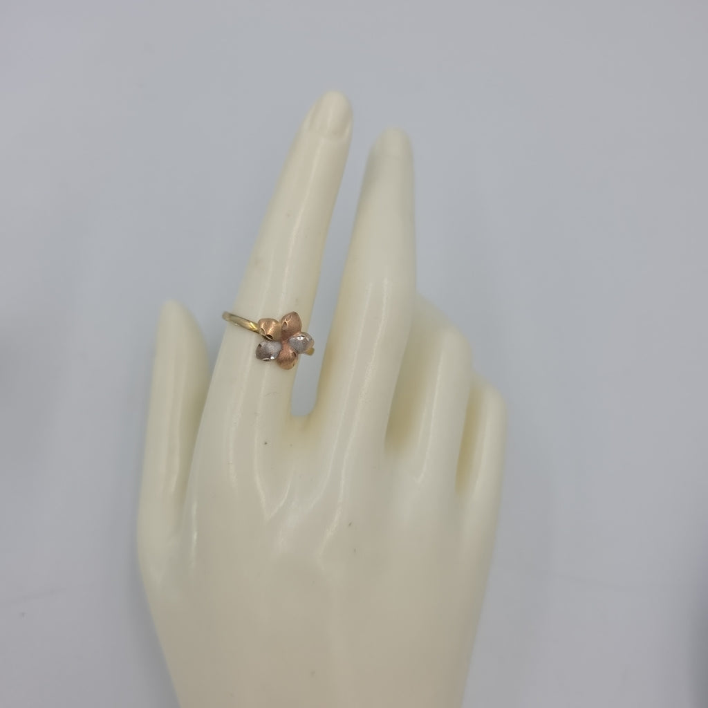 ANILLITO ORO, ORO COMBINADO 10 K 1.2 GRMS (SEMINUEVO)