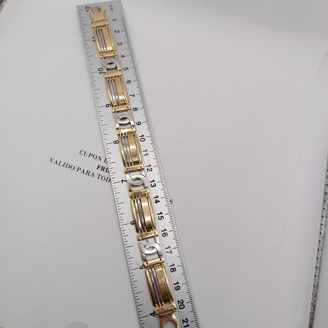 PULSERA RIGIDA ORO,ORO BLANCO 14 K 22,30 GRMS (SEMINUEVO)