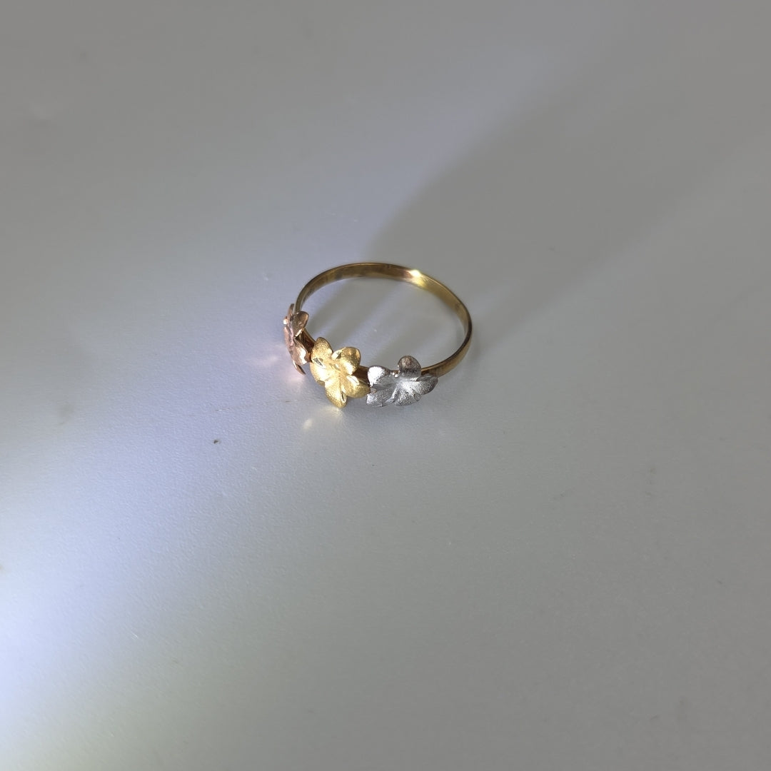 ANILLITO ORO, ORO COMBINADO 10 K 1.1 GRMS (SEMINUEVO)