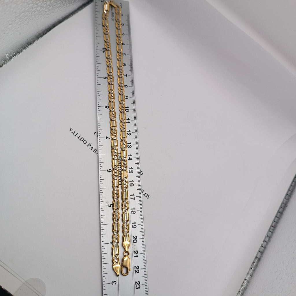 CADENA ORO, ORO COMBINADO 21 K 32.5 GRMS (SEMINUEVO)