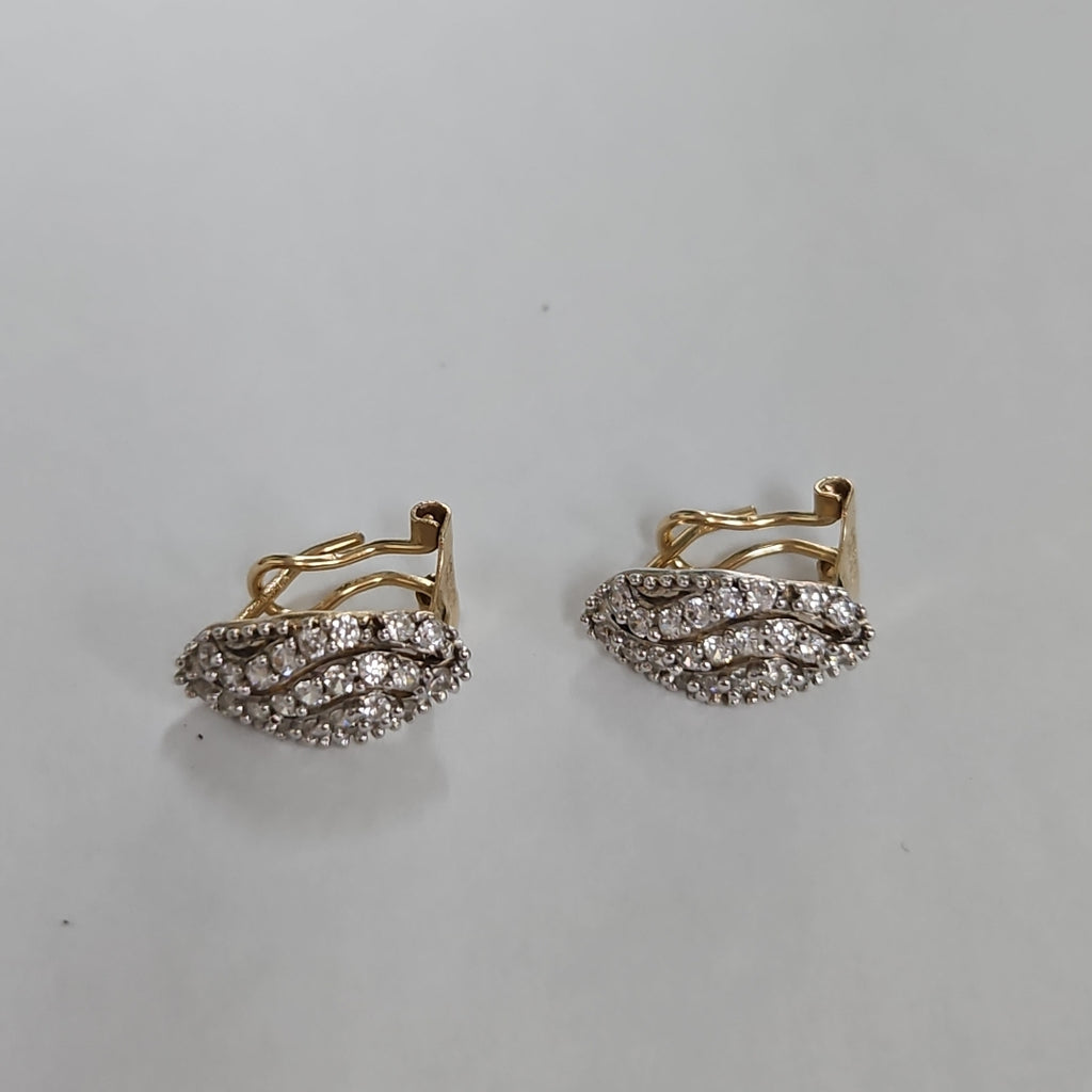 ARETES PAR ORO 14 K 3,10 GRMS (SEMINUEVO)