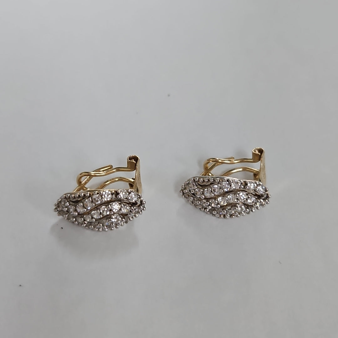 ARETES PAR ORO 14 K 3,10 GRMS (SEMINUEVO)