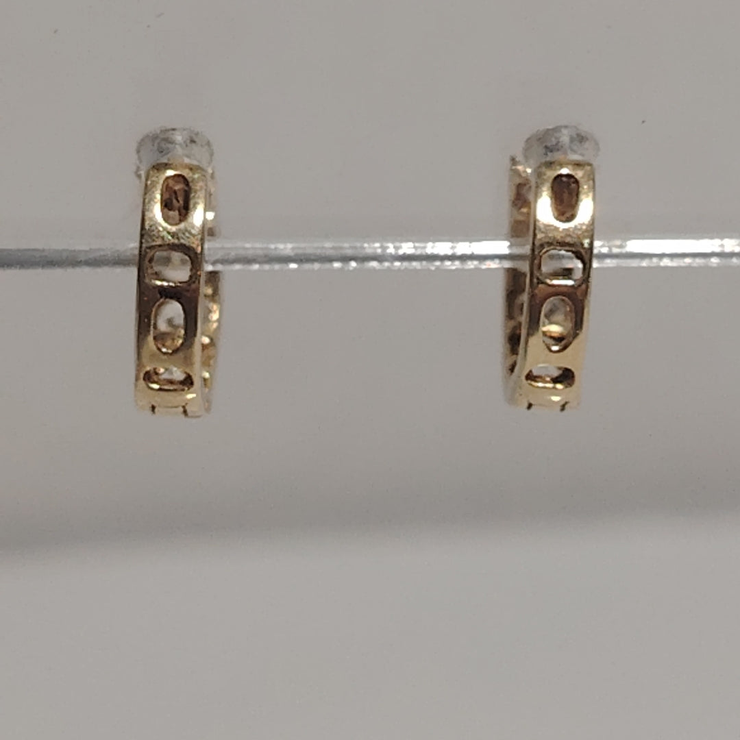 ARRACADAS PAR ORO 14 K 1,00 GRMS (SEMINUEVO)