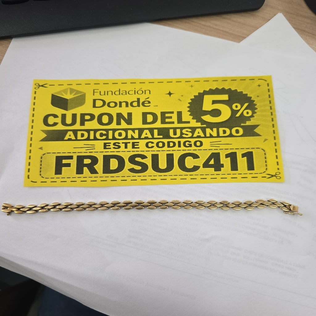PULSERA ORO 14 K 14.3 GRMS (SEMINUEVO)