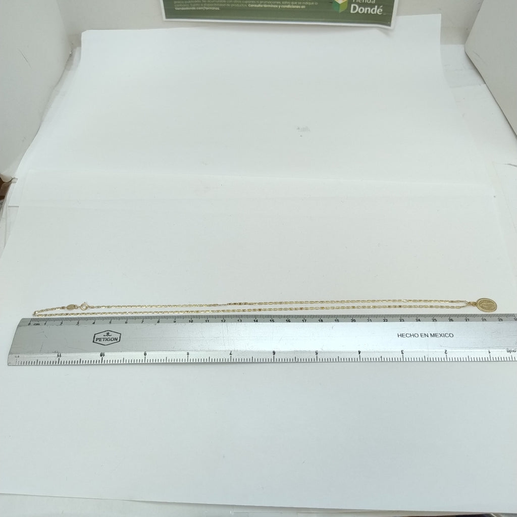 CADENA, DIJE ORO 10 K 2.2 GRMS (SEMINUEVO)