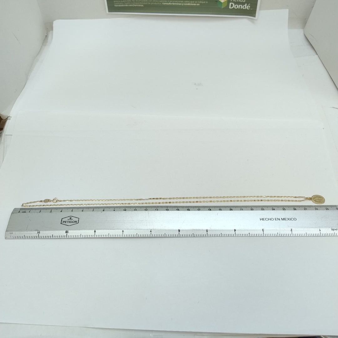 CADENA, DIJE ORO 10 K 2.2 GRMS (SEMINUEVO)
