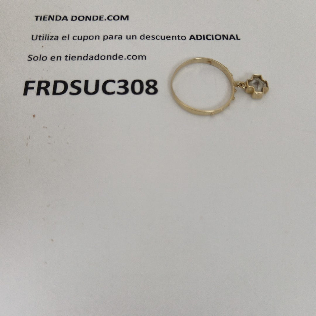 K1 1,80 GRMS 14 K ESPECIFICACIONES COMPLEMENTARIAS ANILLO CRUZ SINT BCO (SEMINUEVO)